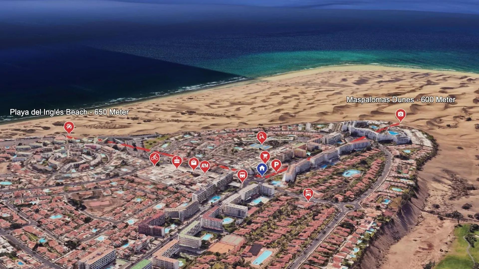Casa Lex I Ocean & Sunrise Panorama I Steps From Dunes And Beach I Private 50 Sqm Terrace I Pool Maspalomas